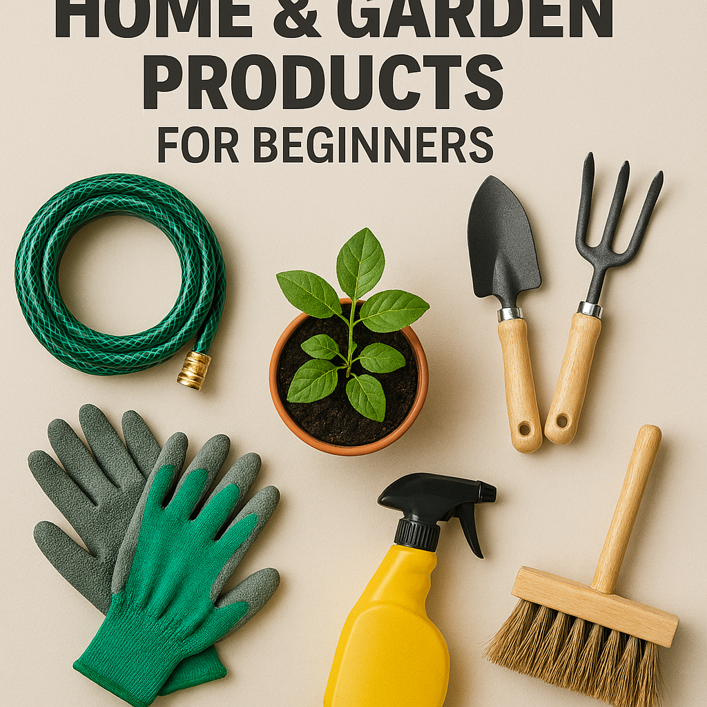 Essential Home &amp; Garden Products for Beginners