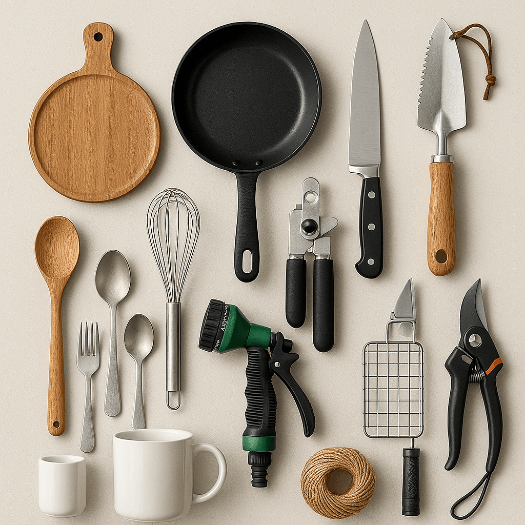 Essential Kitchen &amp; Outdoor Tools for Daily Use